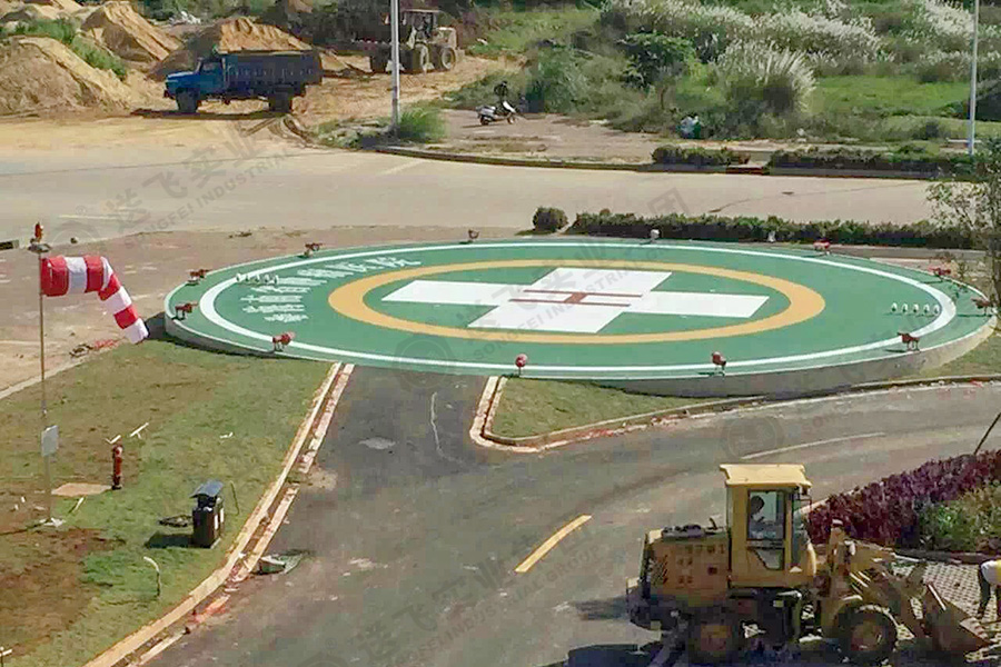 海南?？?海南省腫瘤醫(yī)院 地面停機坪的項目竣工圖